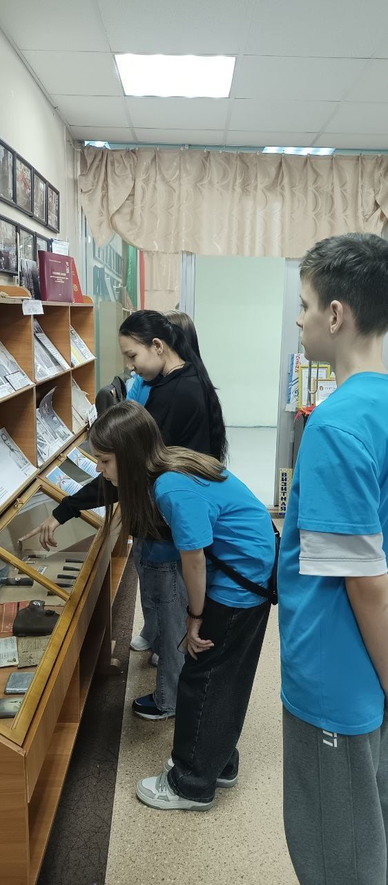 Активисты Детской районной Думы посетили музей Камскополянской школы № 2