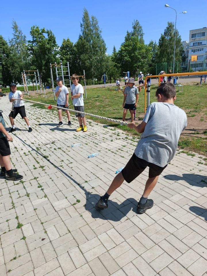 В Спортивной школе №5 прошел Детский Сабантуй с играми и соревнованиями
