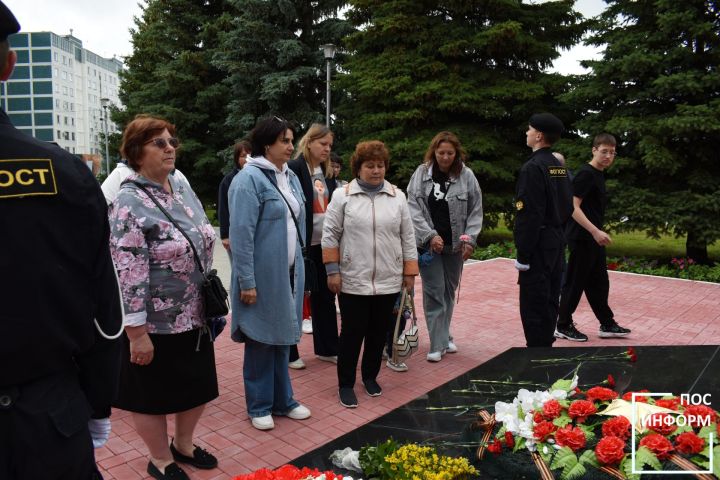 Митинг памяти и скорби состоялся в Камских Полянах