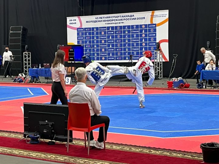Спортсмены из Камских Полян взяли 5-е места на Спартакиаде по тхэквондо