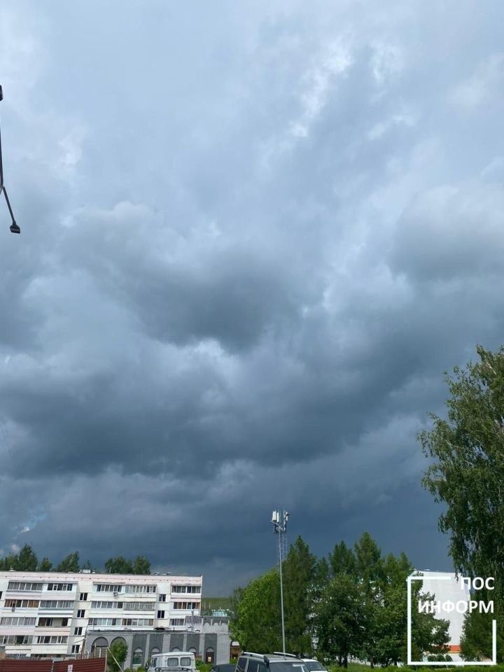 МЧС предупредило жителей Татарстана о мощной грозе
